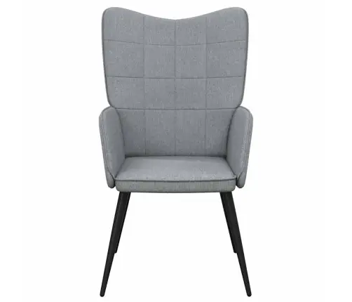 Poilsio Kėdė, Šviesiai Pilkos Spalvos, Audinys