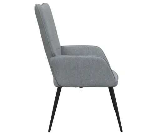 Poilsio Kėdė, Šviesiai Pilkos Spalvos, Audinys