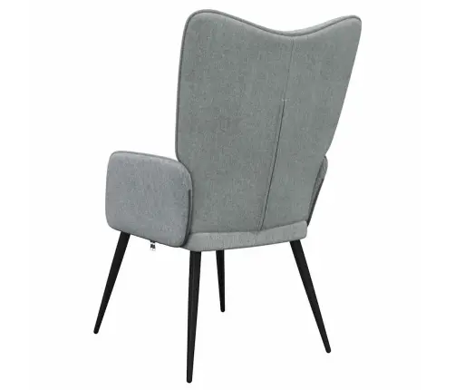 Poilsio Kėdė, Šviesiai Pilkos Spalvos, Audinys