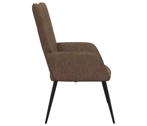 Atpūtas Krēsls, Brūns Audums Vidaxl