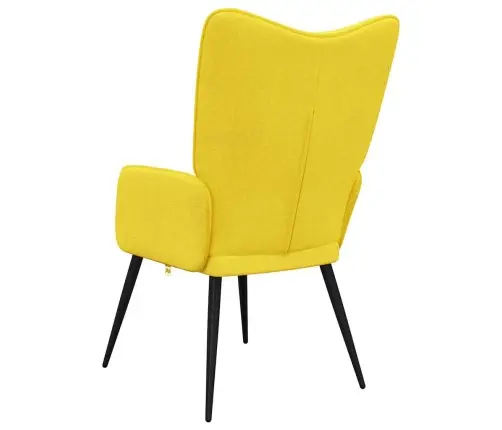 Atpūtas Krēsls, Sinepju Dzeltens Audums Vidaxl