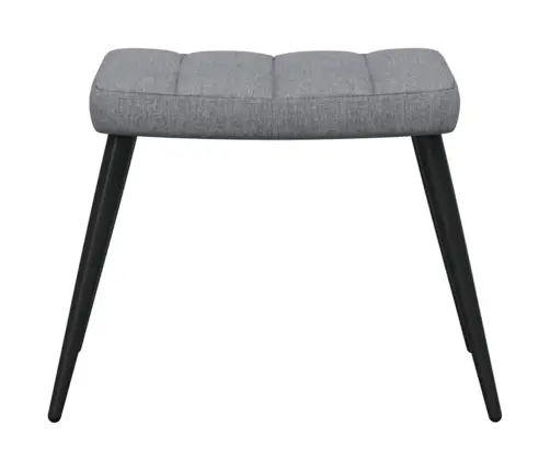 Poilsio Kėdė Su Pakoja, Šviesiai Pilka, Audinys Poilsio Kėdė Su Pakoja, Šviesiai Pilka, Audinys