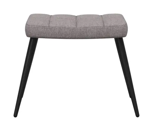 Poilsio Kėdė Su Pakoja, Taupe Spalvos, Audinys