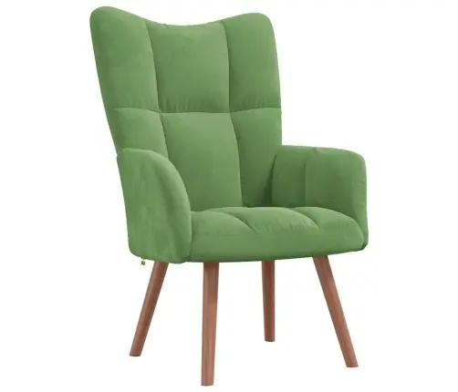 Atpūtas Krēsls, Gaiši Zaļš Samts Vidaxl