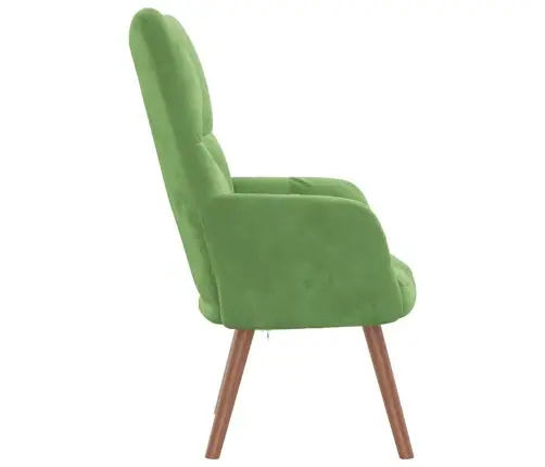 Atpūtas Krēsls, Gaiši Zaļš Samts Vidaxl
