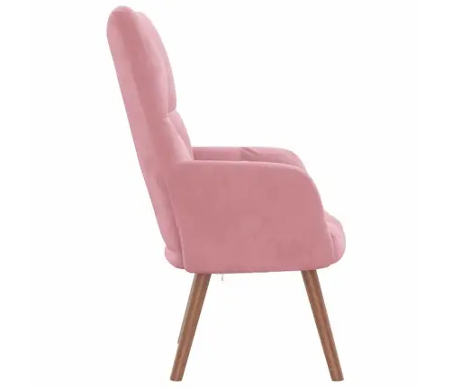 Atpūtas Krēsls, Rozā Samts Vidaxl
