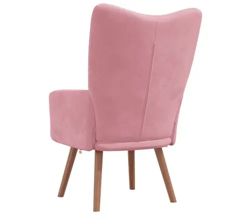 Atpūtas Krēsls, Rozā Samts Vidaxl