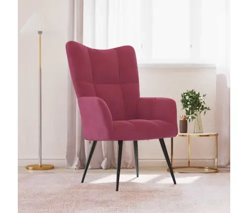 Atpūtas Krēsls, Vīnsarkans Samts Vidaxl