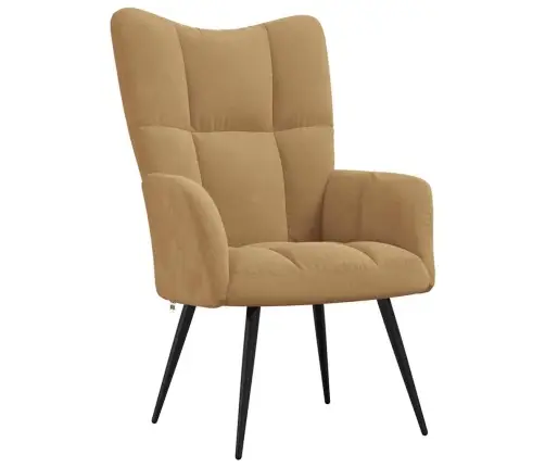 Atpūtas Krēsls, Brūns Samts Vidaxl