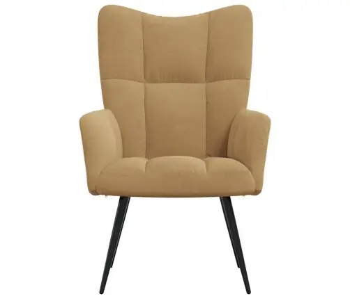 Atpūtas Krēsls, Brūns Samts Vidaxl