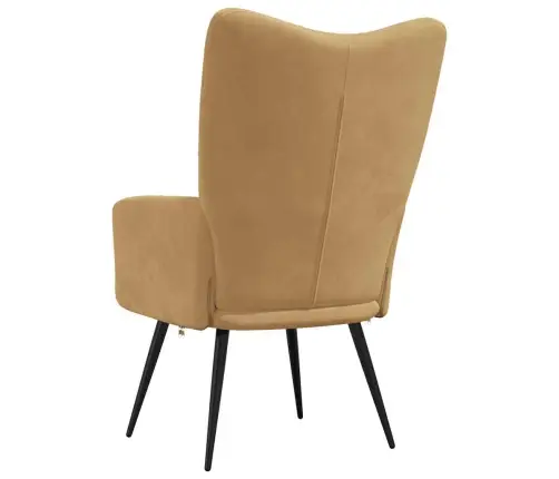 Atpūtas Krēsls, Brūns Samts Vidaxl