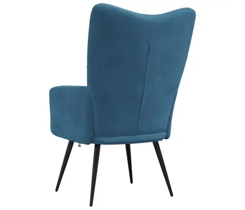 Atpūtas Krēsls, Zils Samts Vidaxl