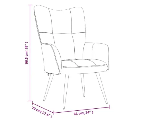 Atpūtas Krēsls Ar Kāju Balstu, Gaiši Zaļš Samts Vidaxl