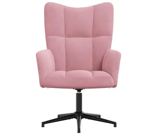 Atpūtas Krēsls, Rozā Samts Vidaxl