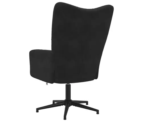 Atpūtas Krēsls, Melns Samts Vidaxl