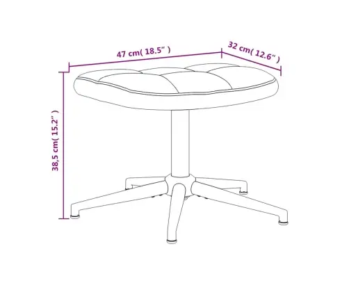 Atpūtas Krēsls Ar Kāju Balstu, Sinepju Dzeltens Samts Vidaxl