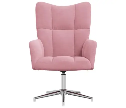 Atpūtas Krēsls, Rozā Samts Vidaxl