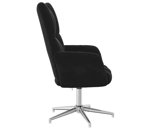 Atpūtas Krēsls, Melns Samts Vidaxl