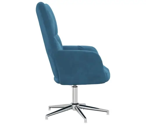 Atpūtas Krēsls, Zils Samts Vidaxl