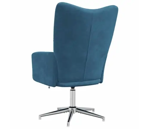 Atpūtas Krēsls, Zils Samts Vidaxl