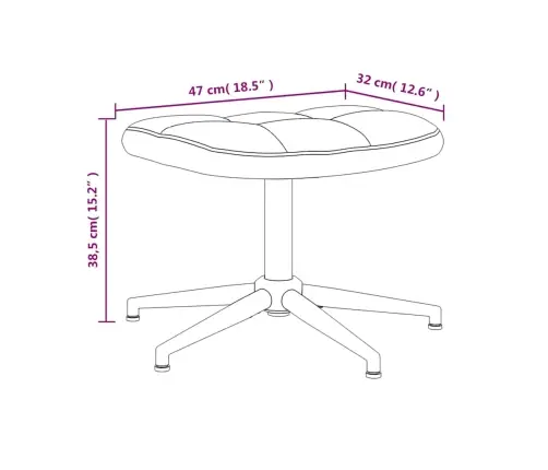 Atpūtas Krēsls Ar Kāju Balstu, Gaiši Pelēks Samts Vidaxl