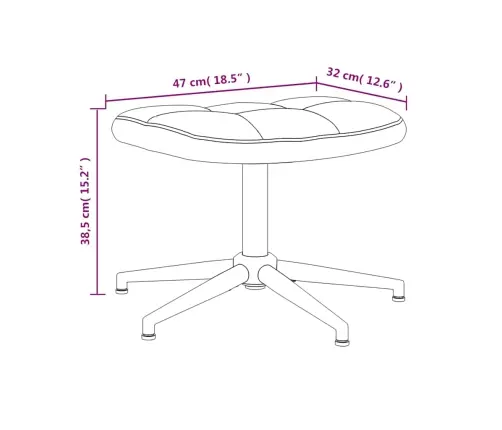 Atpūtas Krēsls Ar Kāju Balstu, Rozā Samts Vidaxl