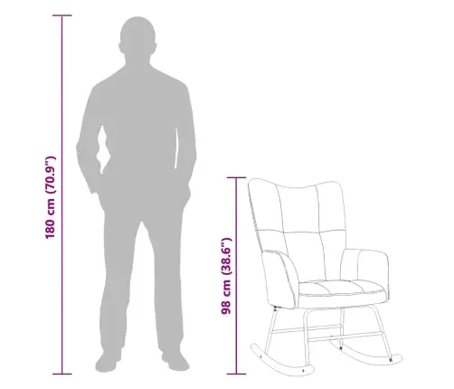 Supama Kėdė, Mėlynos Spalvos, Aksomas