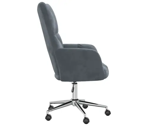 Poilsio Kėdė, Tamsiai Pilkos Spalvos, Aksomas