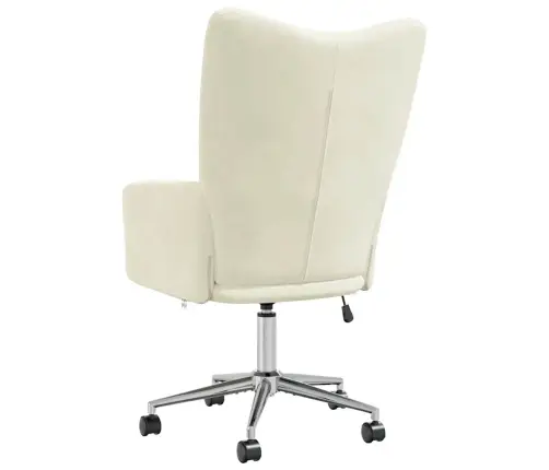 Atpūtas Krēsls, Krēmbalts Samts Vidaxl