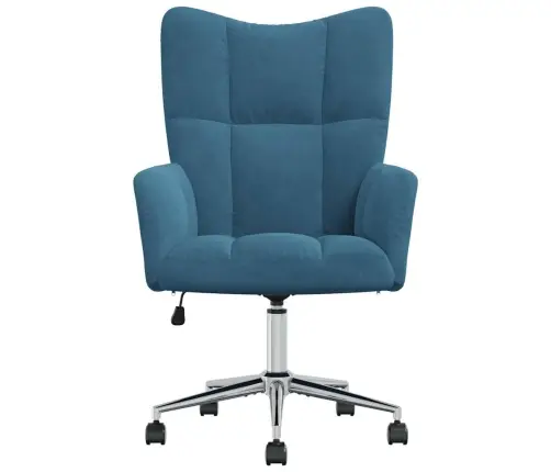 Atpūtas Krēsls, Zils Samts Vidaxl