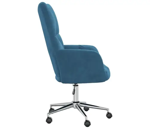 Atpūtas Krēsls, Zils Samts Vidaxl