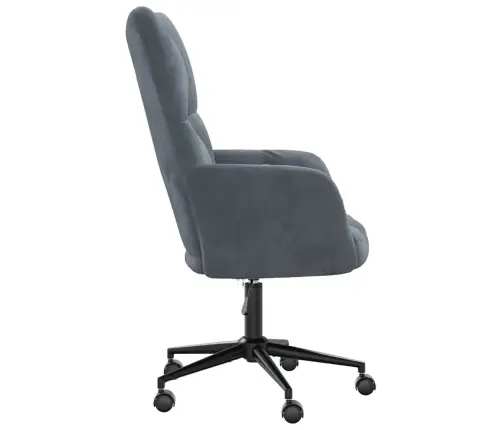 Poilsio Kėdė, Tamsiai Pilkos Spalvos, Aksomas