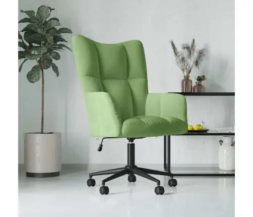 Atpūtas Krēsls, Gaiši Zaļš Samts Vidaxl