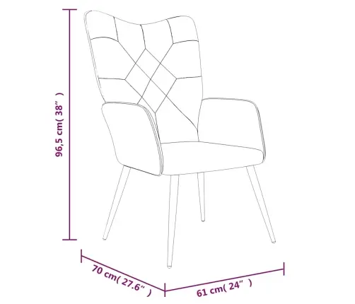 Atpūtas Krēsls, Tekstilmozaīkas Audums Vidaxl