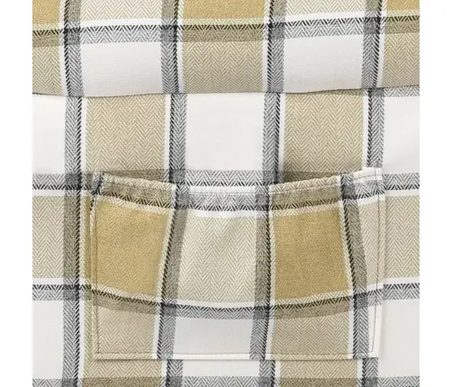 Atpūtas Krēsls, Atgāžams, Zaļš Audums Vidaxl