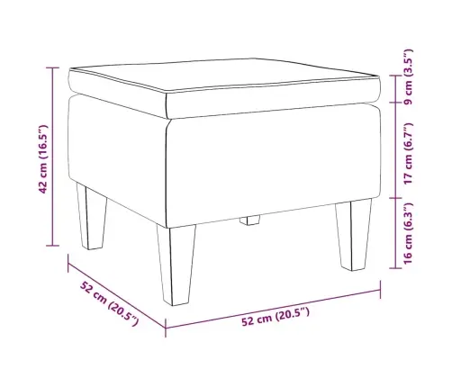 Soliņš Ar Koka Kājām, Pelēkbrūns Audums Vidaxl
