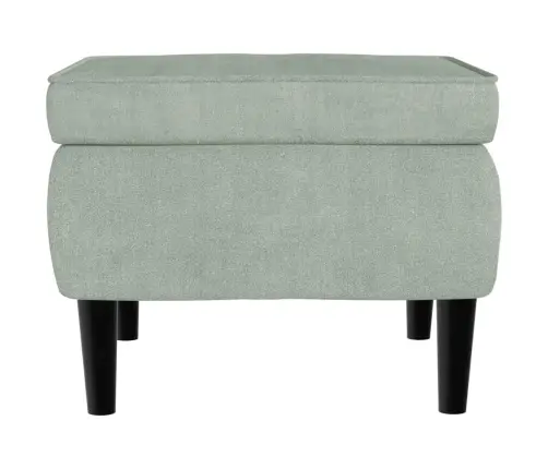 Soliņš Ar Koka Kājām, Gaiši Pelēks Samts Vidaxl