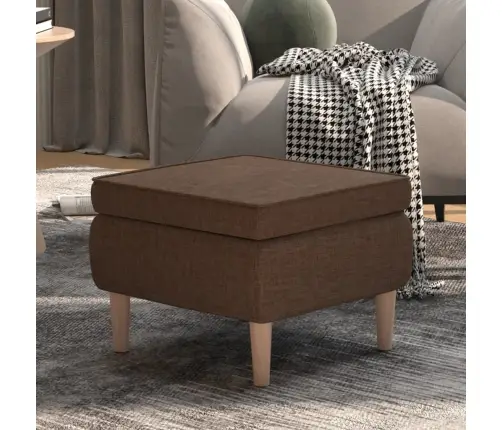 Pink Puidust Jalgadega, Pruun, Kangas