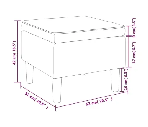 Soliņš Ar Koka Kājām, Tumši Zaļš Audums Vidaxl