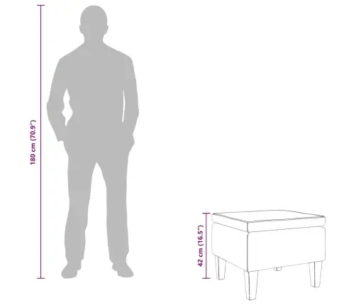 Soliņš Ar Koka Kājām, Gaiši Pelēks Samts Vidaxl