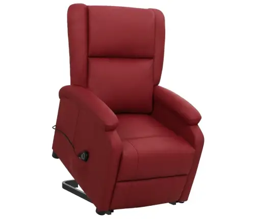 Atsistojantis Krėslas, Raudonojo Vyno Spalvos, Dirbtinė Oda