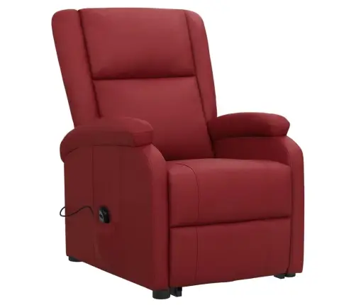 Atsistojantis Krėslas, Raudonojo Vyno Spalvos, Dirbtinė Oda