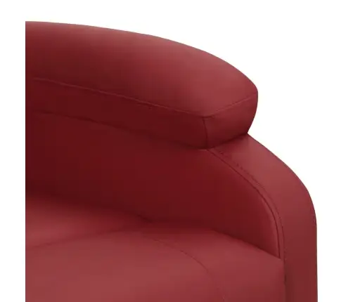 Atsistojantis Krėslas, Raudonojo Vyno Spalvos, Dirbtinė Oda