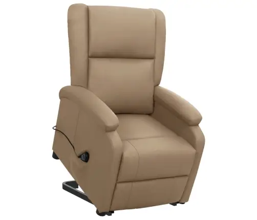 Atsistojantis Krėslas, Kapučino Spalvos, Dirbtinė Oda