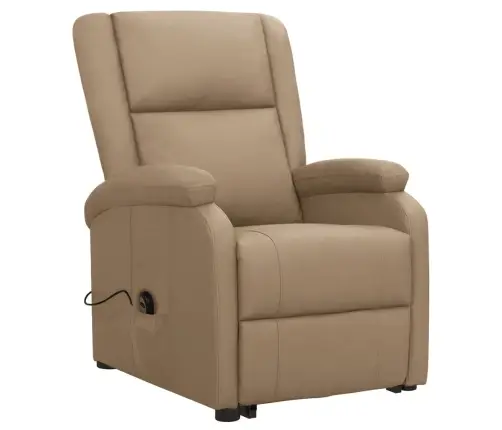 Atsistojantis Krėslas, Kapučino Spalvos, Dirbtinė Oda