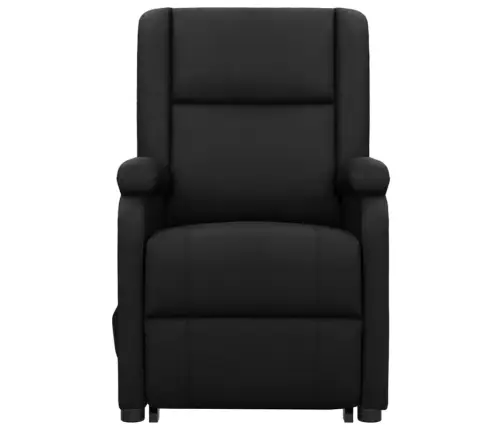 Püsti Tõusmist Toetav Massaažitool, Must, Kunstnahk