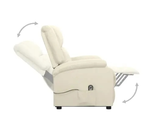 Püsti Tõusmist Toetav Tugitool, Kreemjas, Kangas