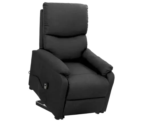 Atpūtas Krēsls, Paceļams, Tumši Pelēks Audums Vidaxl