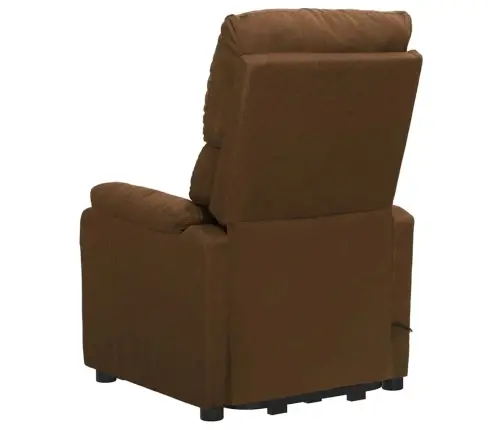 Atpūtas Krēsls, Paceļams, Brūns Audums Vidaxl Atpūtas Krēsls, Paceļams, Brūns Audums Vidaxl