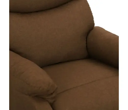 Atpūtas Krēsls, Paceļams, Brūns Audums Vidaxl Atpūtas Krēsls, Paceļams, Brūns Audums Vidaxl